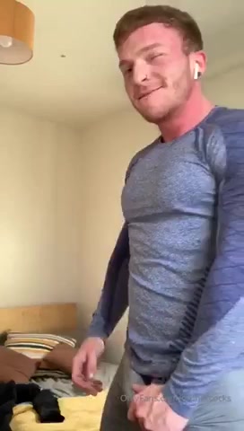 Ginger Guy Strips and Wanks