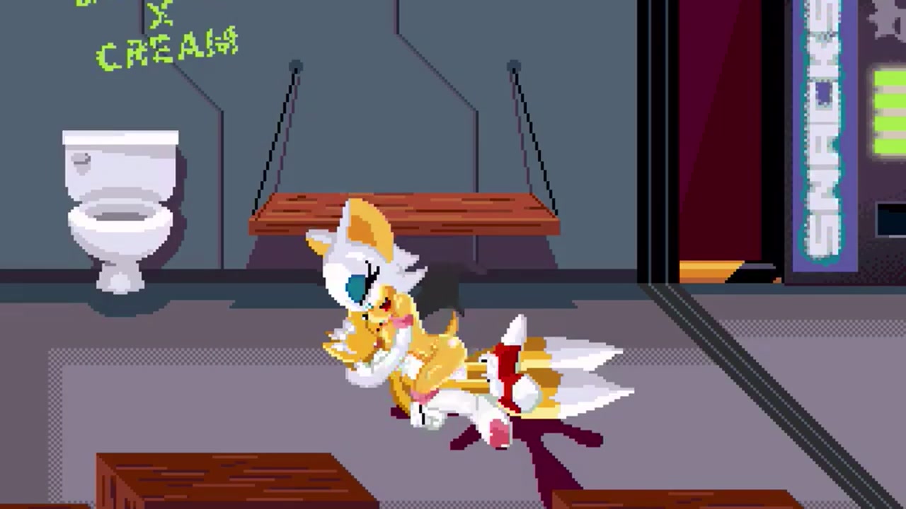 Rouge Boob Smothers Tails