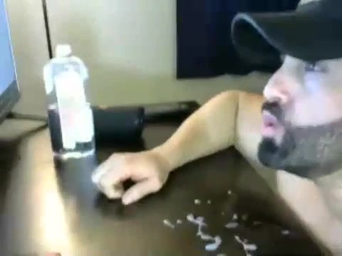 Hunk Cums and Tastes It