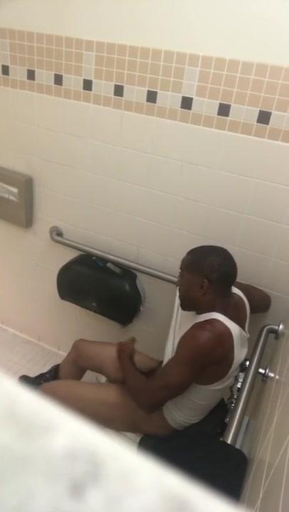 BBC wanking in stall - video 2