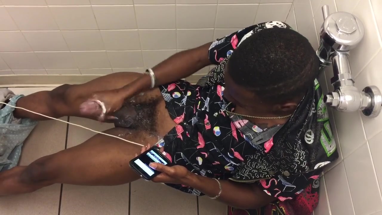 BBC wanking in stall - video 3
