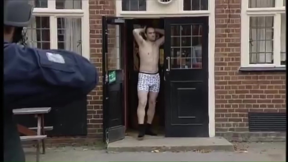 Forced Outside in Boxers