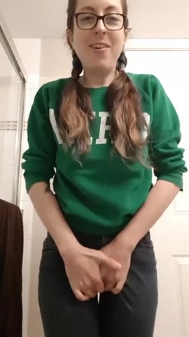 adorable and sexy petite girl peed