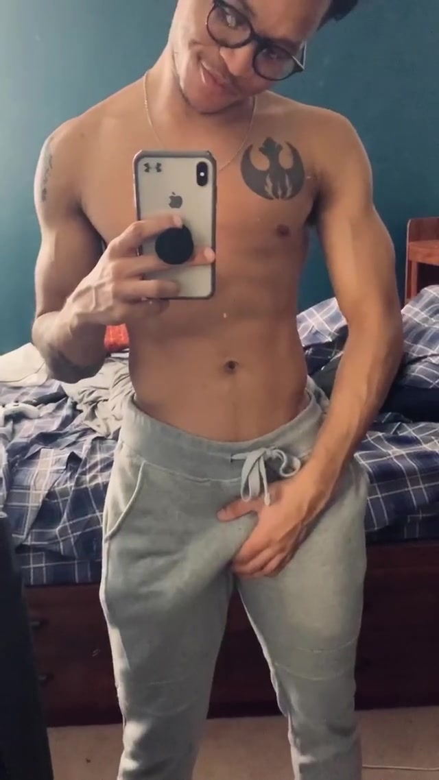 Hot guy shows off 2