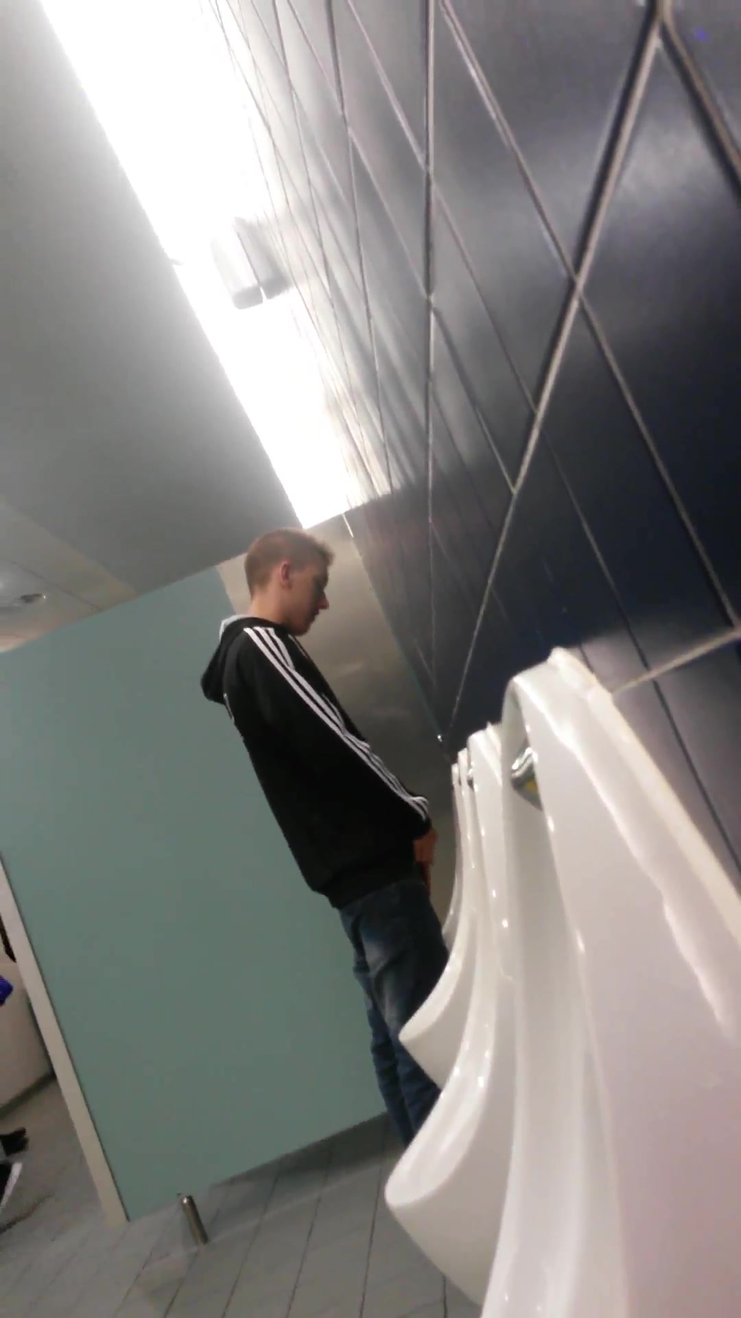 Urinal Toilet Spy - Young Guy Piss