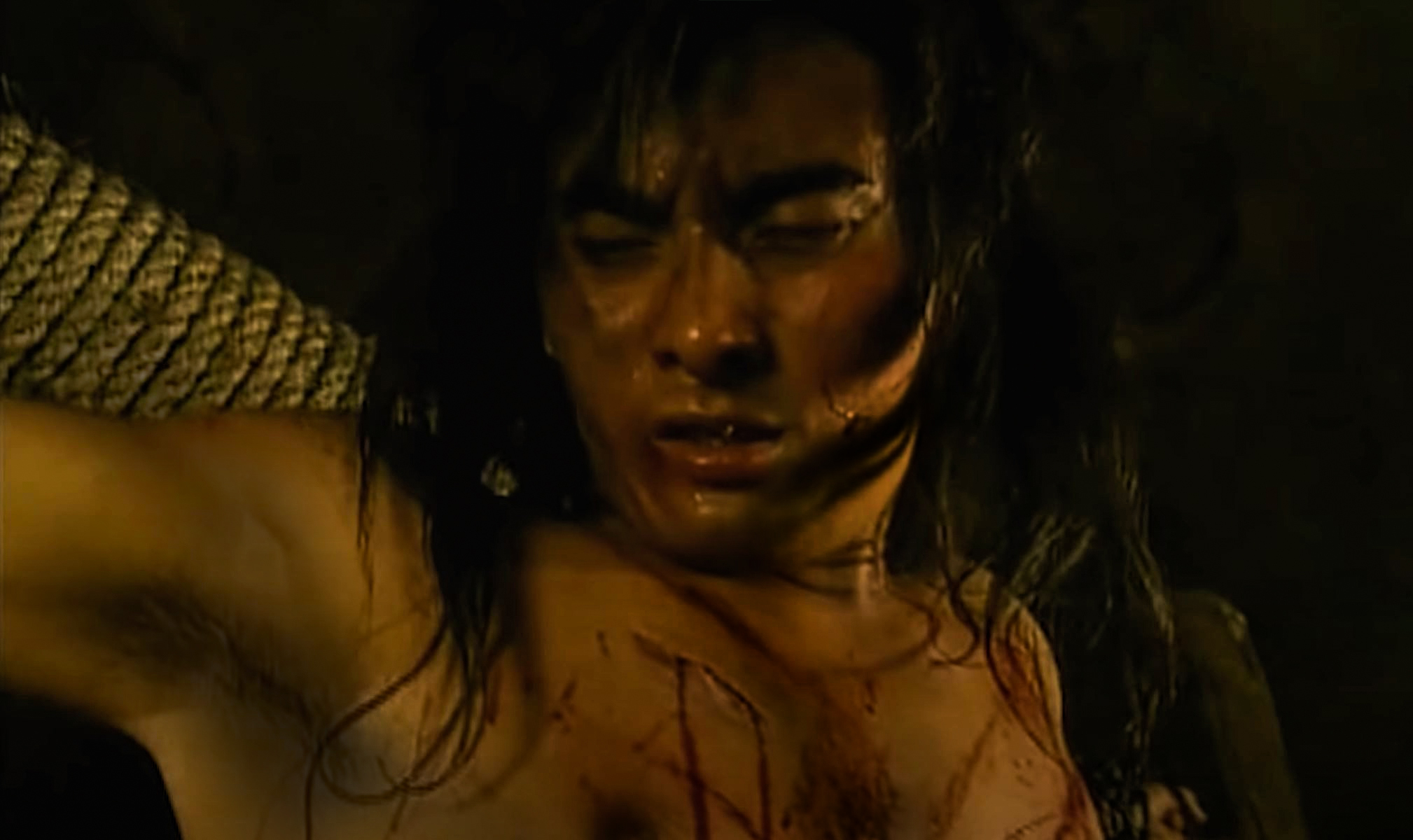 Torture a man cruelly (Movie scene)