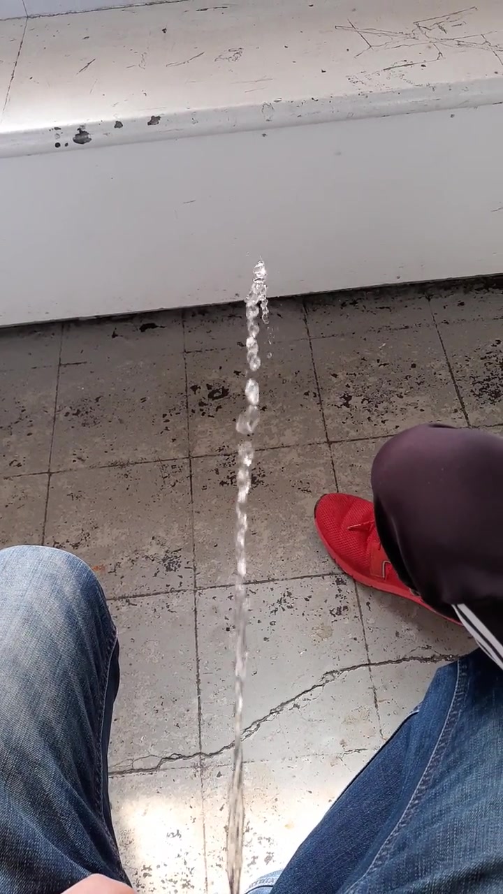 Pissing in a waiting room