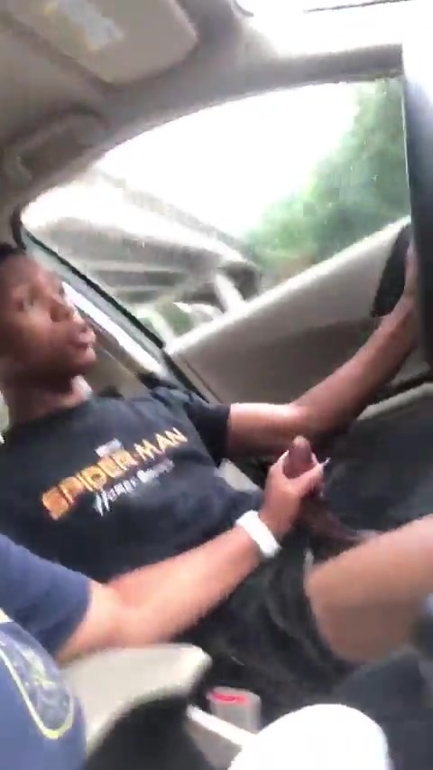 Guy gets jerked off while driving