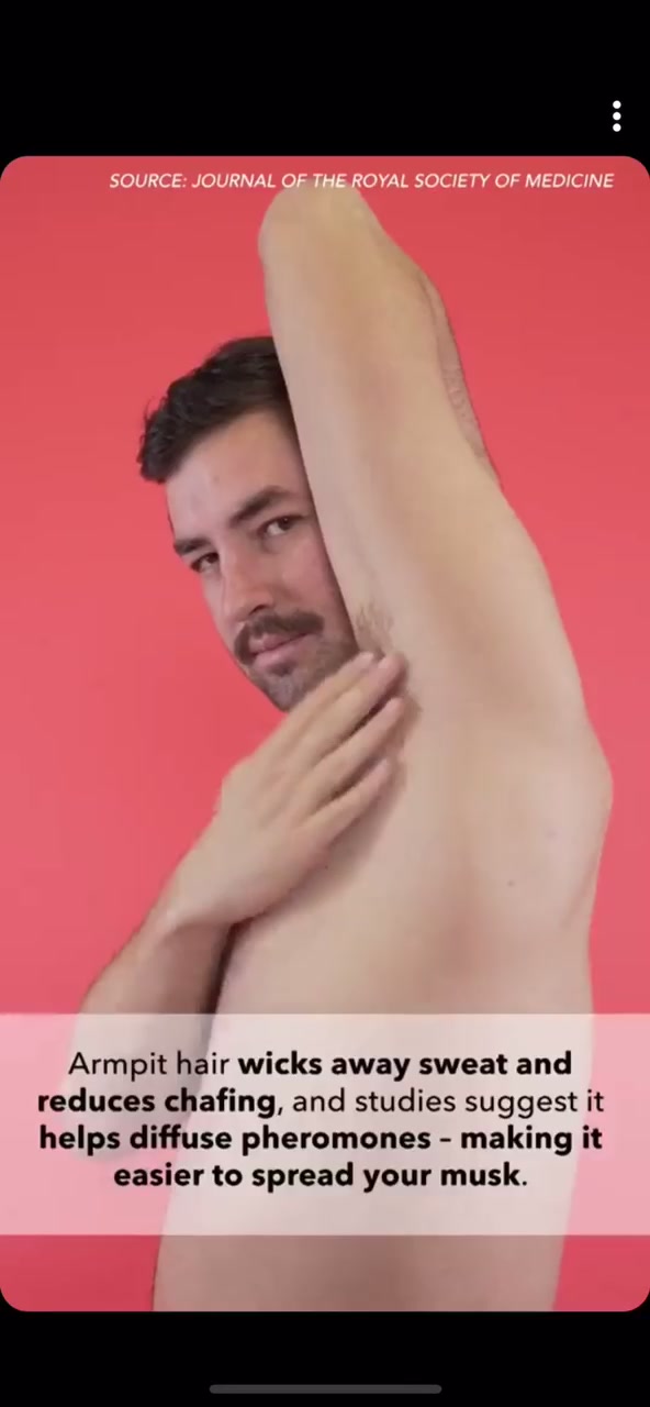 Teasing armpits