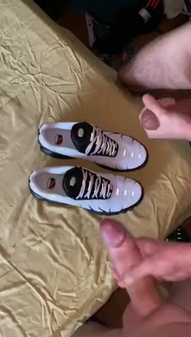 Buddies Cumming Together in Sneakers Nike Airmax