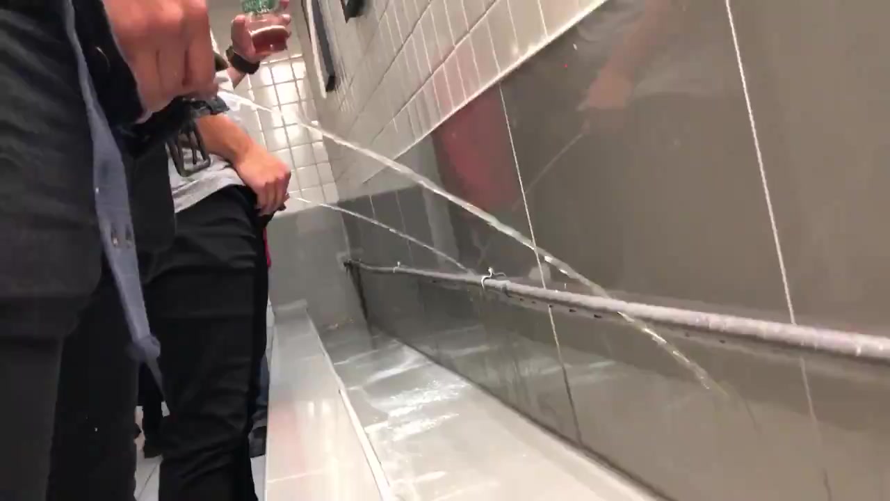 SPYING HOT MEN AT THE URINAL 22