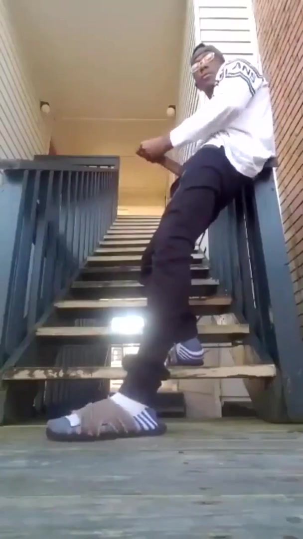 Hung 10" jacking off in public