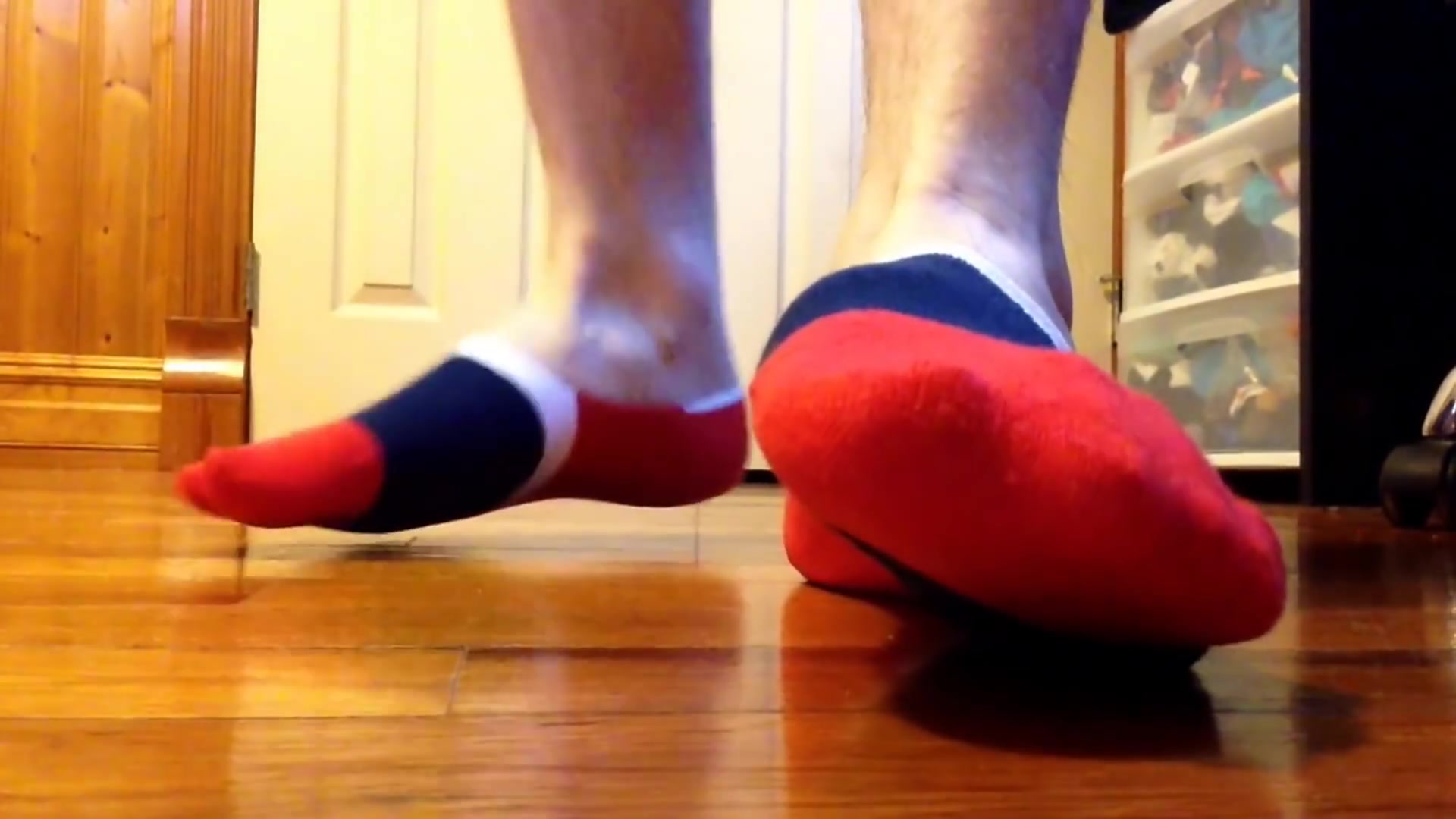 (YouTube) Showing Socks With Clear Boner