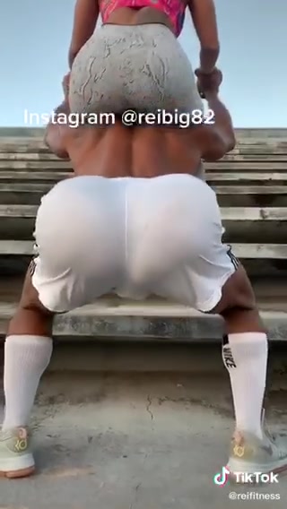 Fat ass squatting