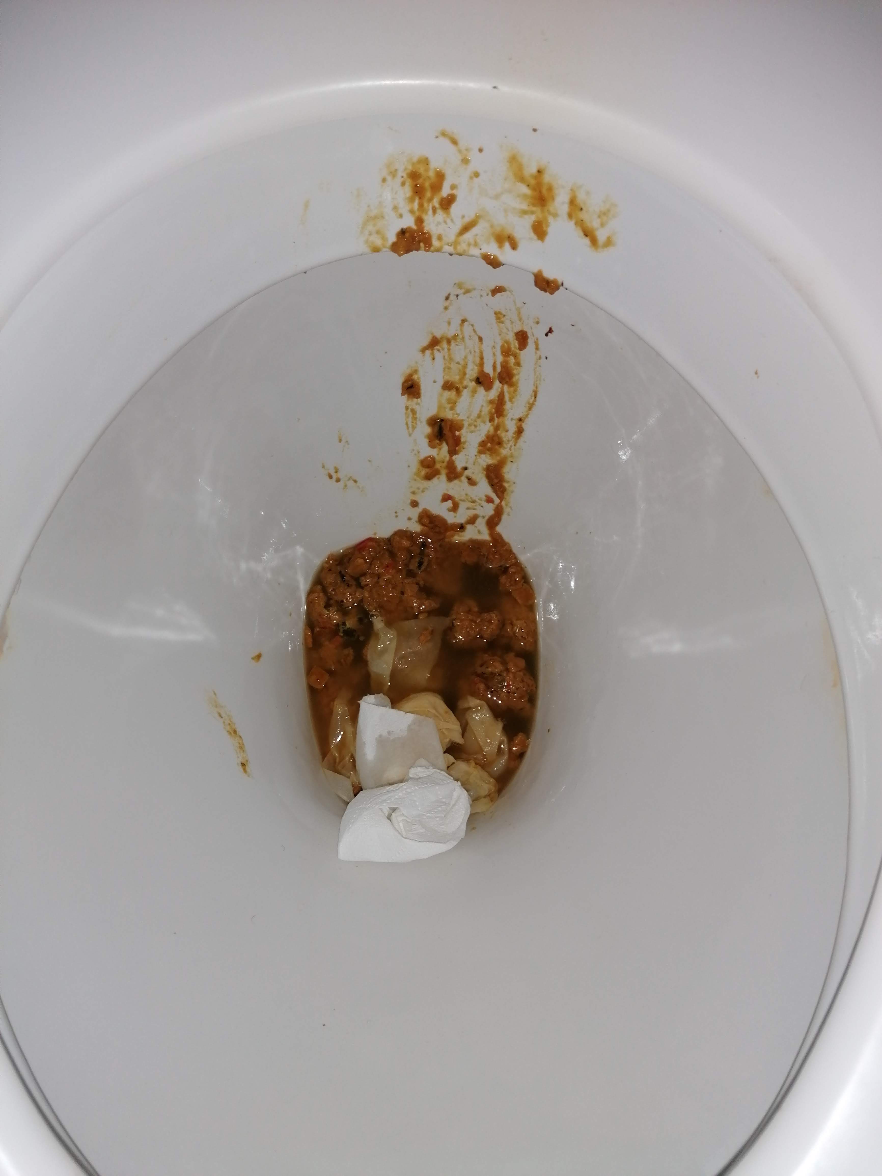 Desperate loose/wet shit on my mates toilet afterwork