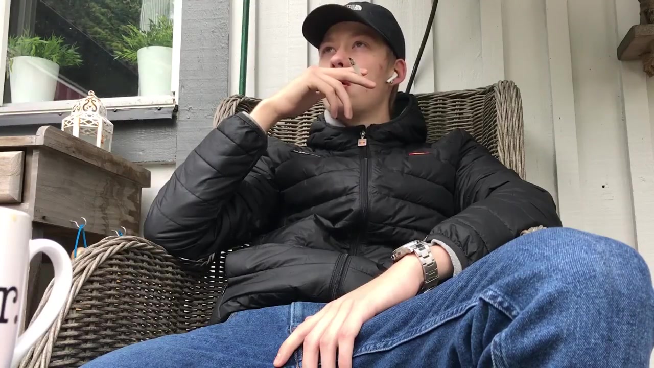 Boy smoke hot - video 2