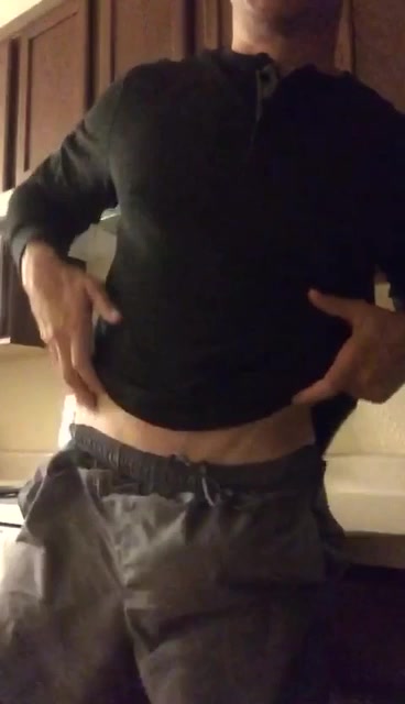 Straight man morning show off
