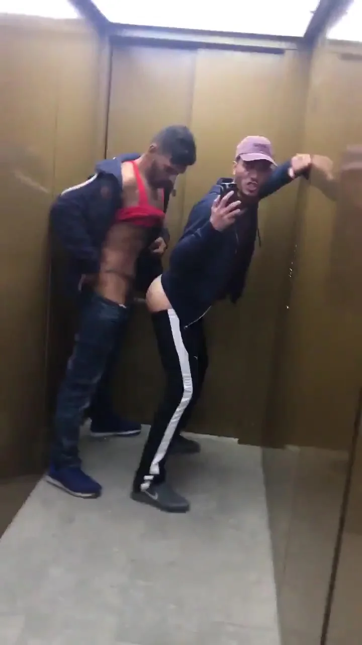 Gay elevator porn