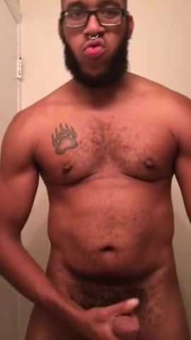 handsome bearded guys cums loudly