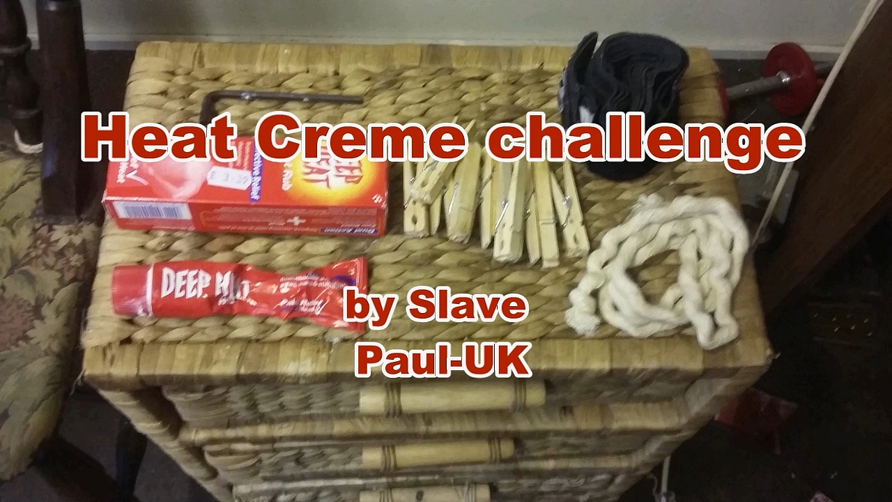 Heat Creme Challenge: Challenger slave Paul-UK