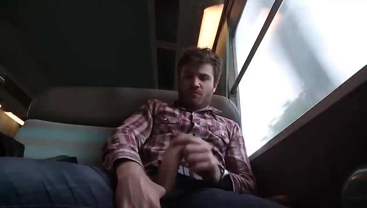Hot scruff pig nutting on the train
