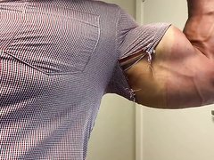 ripping the shirt brutally