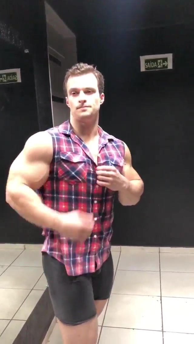 Handsome brazilian bodybuilder