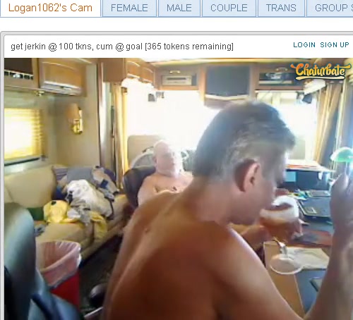 Mature RV Roomies First Time Blowjob