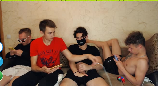 FOUR SEXY RUSSIAN BOYS ON CAM 11