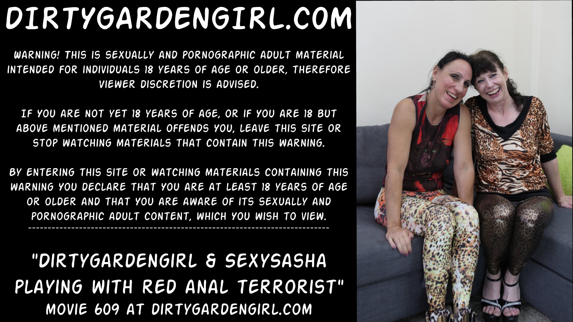 Dirtygardengirl & ... playing with red anal terrorist and prolapse