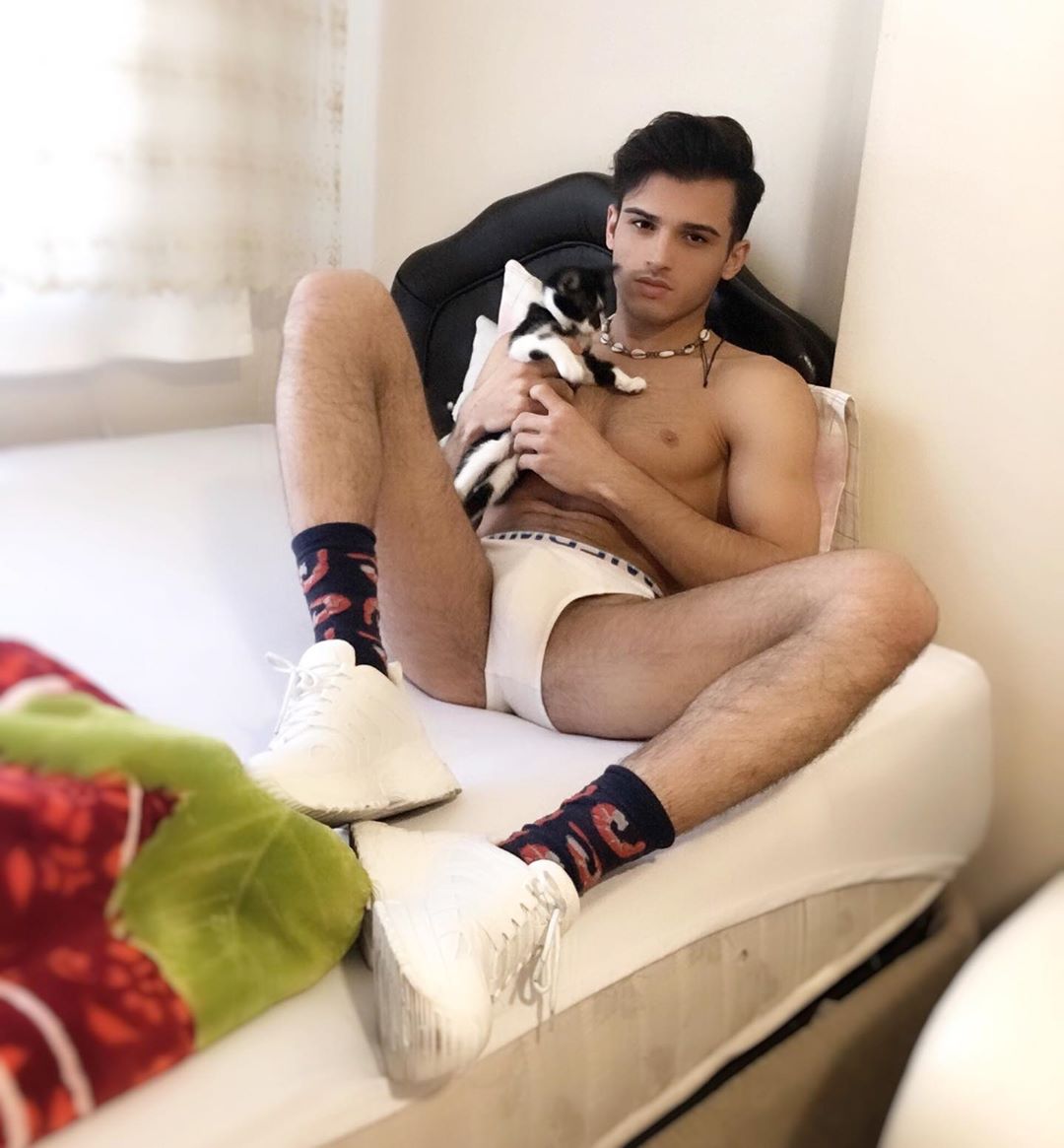 Hot Turkish guy with dildooo