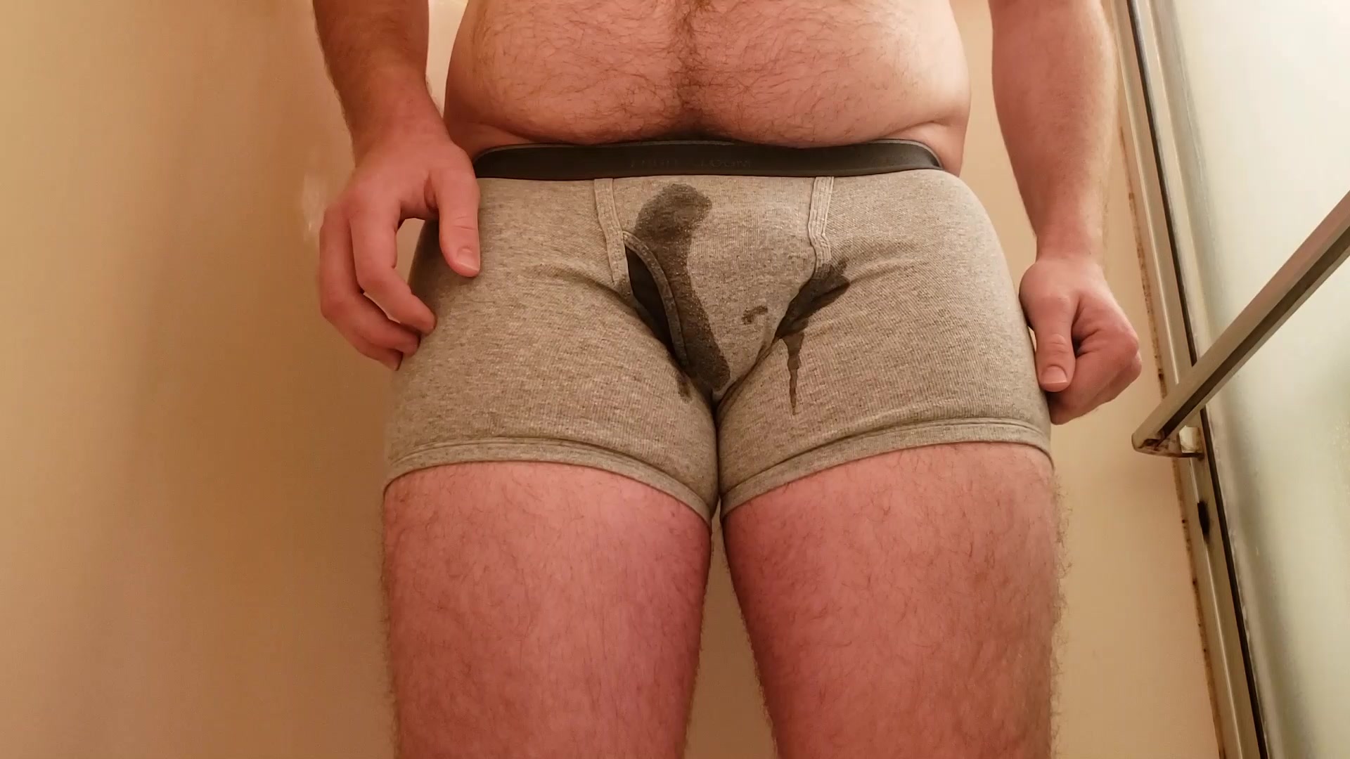 Pissing and shitting my underwear