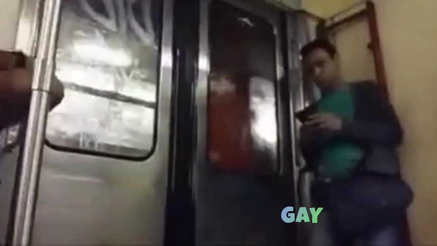 Caught - Two guys in the subway