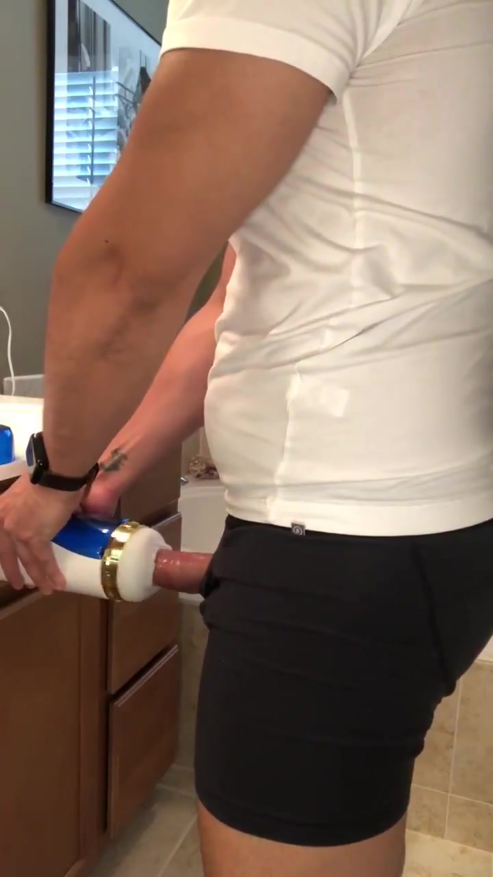 Electric fleshlight fuck
