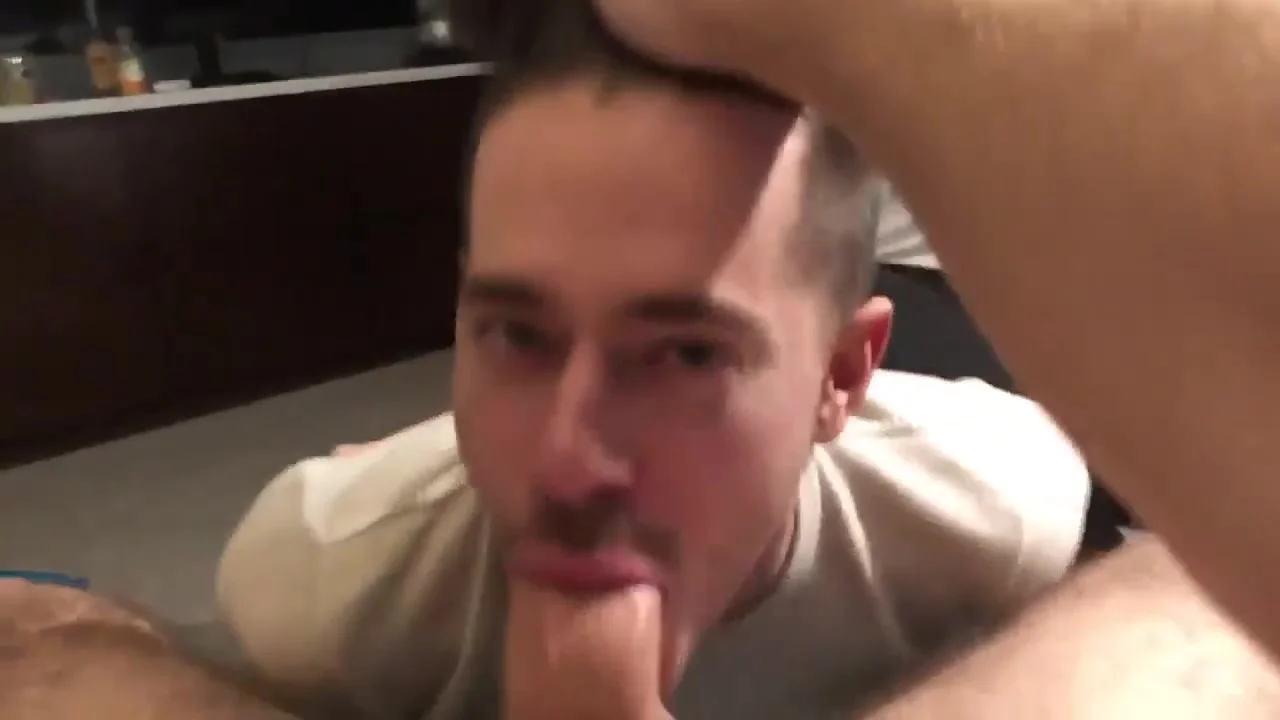 Sucking big gay cock