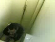 Guy surprises friend pooping