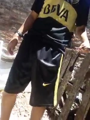 Latino sagger with boner
