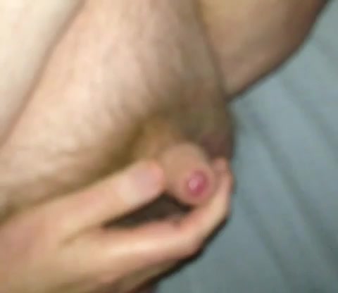 Tiny cock cum