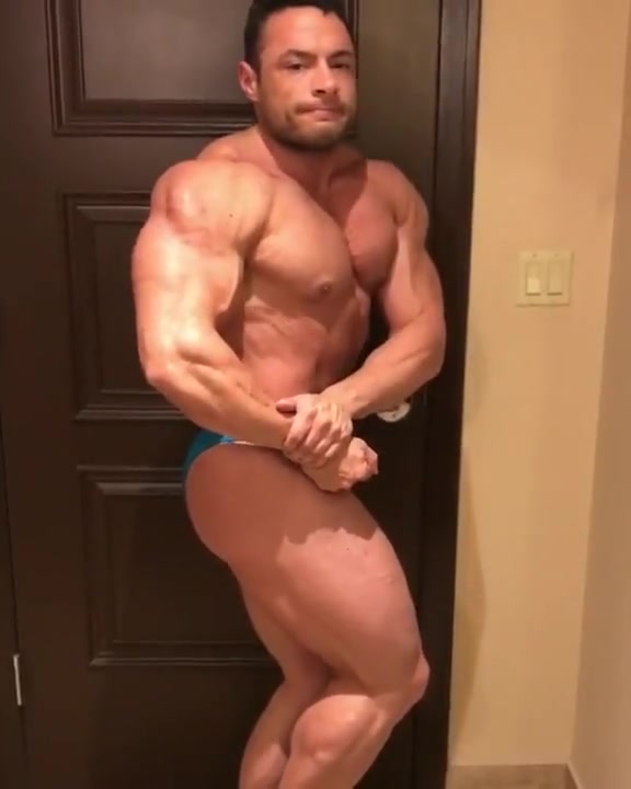 Muscular Guy Posing