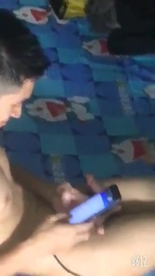 Caught him playing his dick