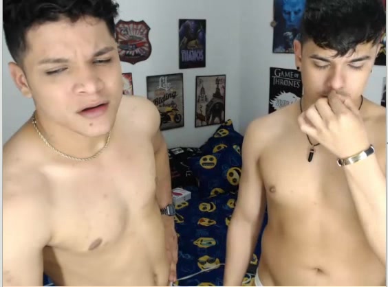 TWO CUTE COLOMBIAN BOYS ON CAM 1