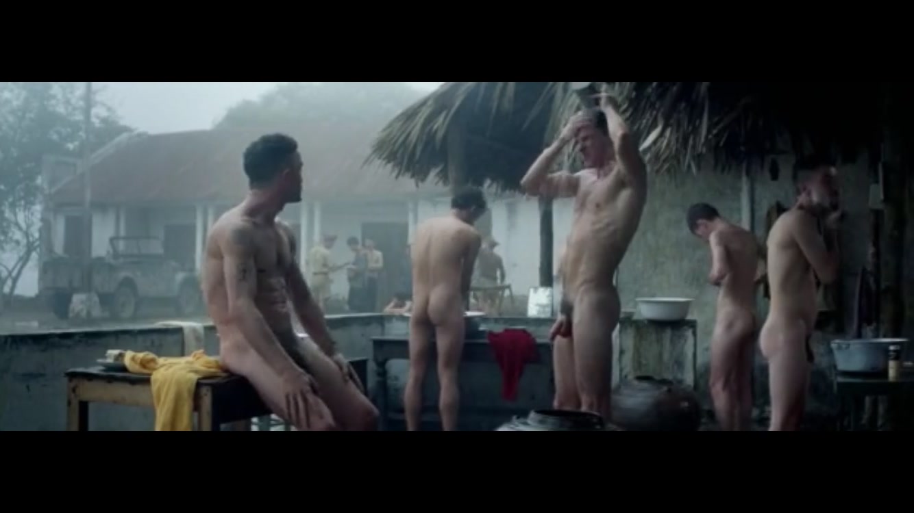 Nude Men In The Shower