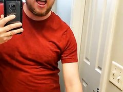 Pensboy getting goony in the mirror - penis your penis bros!