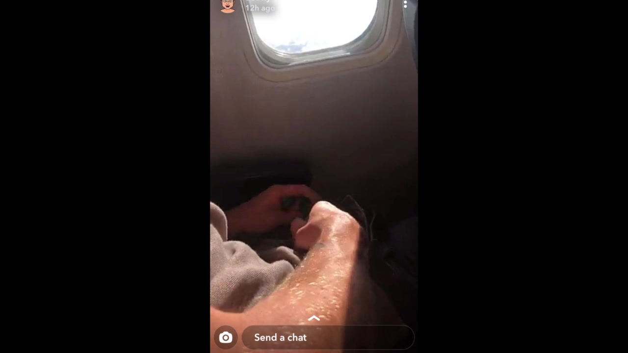 Pissing in a bottle on the plane