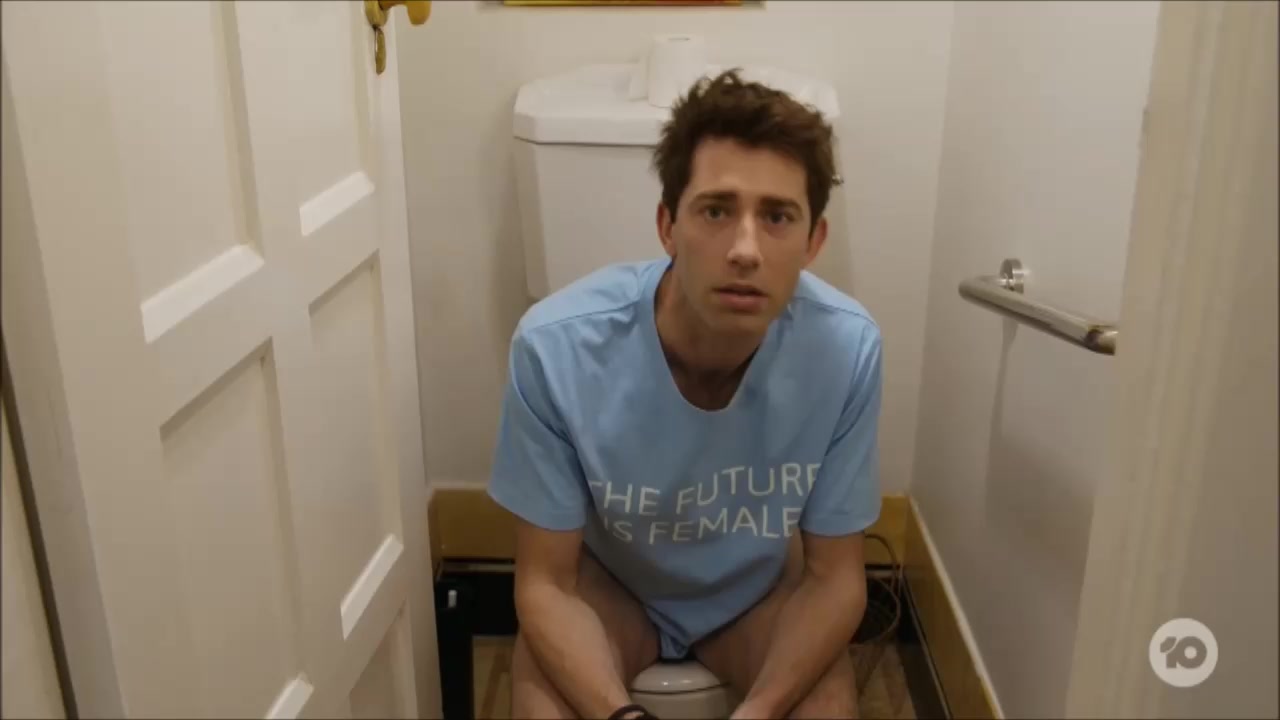 Toilet scene comedy series