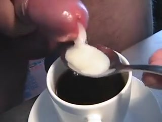 Cum In Coffee - Food Sex: Coffee and cum - ThisVid.com