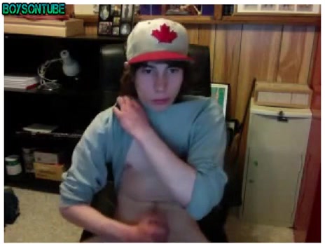 Canadian Straight Boy Jerk on Chat