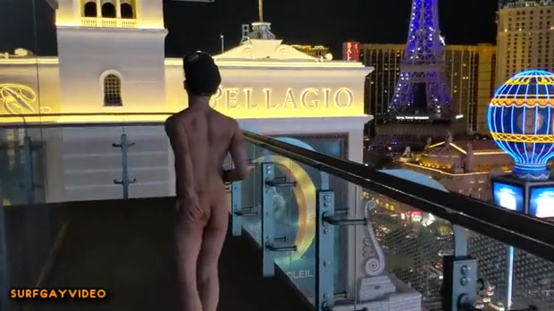 Cute blond gay twink show nude in Las Vegas