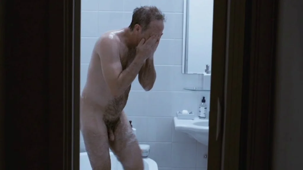 Messy short hair daddy shower