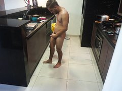YOUTUBER FLAKA NAKED IN THE KITCHEN